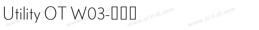 Utility OT W03字体转换